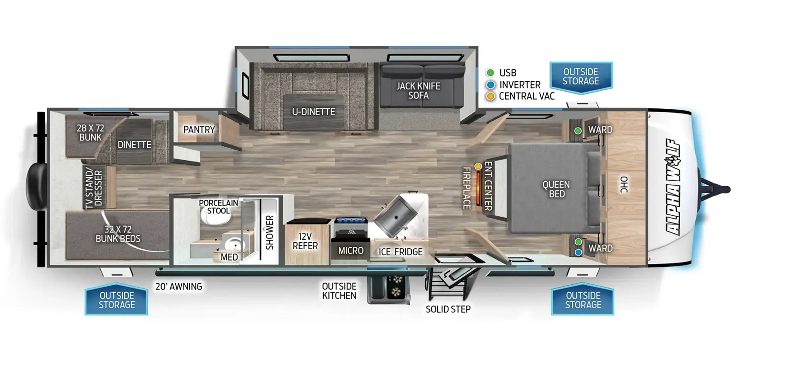 280QBS Floorplan Image